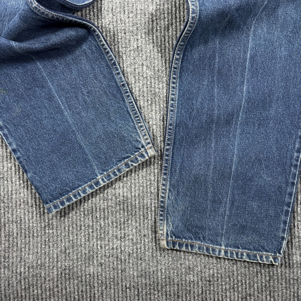 Levi Strauss 550 Relaxed Fit Jeans Men 38x34 Blue Y2K Vintage Black Batwing Tag - Picture 14 of 16